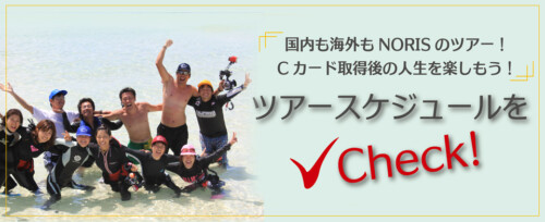 国内も海外もNORISのツアー！Cカード取得後の人生を楽しもう！ ツアースケジュールをチェック！